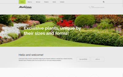 Responsive Website-Vorlage für Außendesign