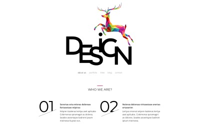 Responsywny motyw WordPress Web Design Agency #55050