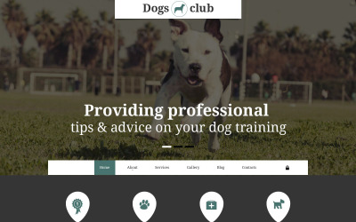 Responsywny szablon Joomla Dogs Club #55099