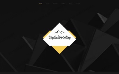 Reszponzív Digital Printing Website Template Weboldal sablon 55078
