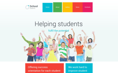 "School District" - адаптивний WordPress шаблон №55026