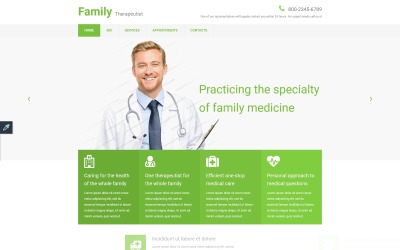"Thérapeute de famille" modèle web adaptatif #55062