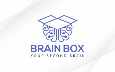 Artificial Brain Box Logo Design
