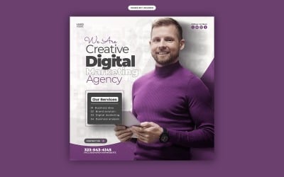 Creative Digital Agency Social Media Template