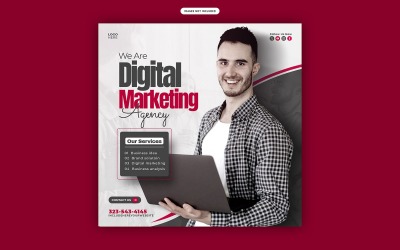 Digital  Marketing  Agency  Social  Media  Template