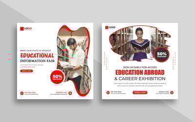 Eğitim ve Kariyer Fuarı Sosyal Medya Gönderisi Versiyon-5