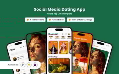 Flare - Vibrant Social Dating App UI Kit