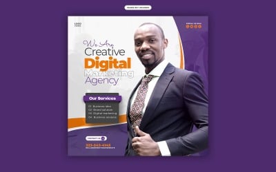 Growth Marketing Agency Social Media Template