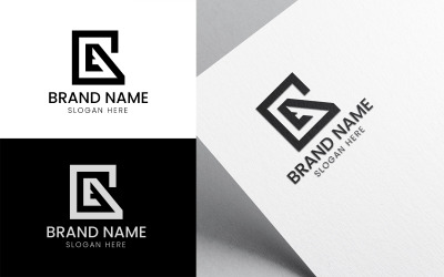Logotipo da empresa com a letra GA ou AG - 996