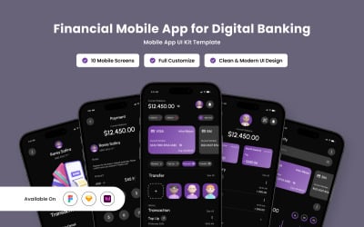 LuxPay – Premium gränssnittskit för finansiella appar