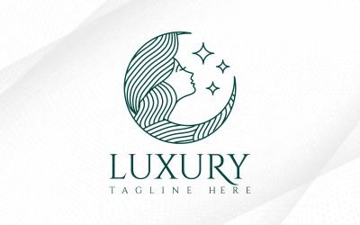 Luxury Women Logo Design Modern Aesthetic Beautiful Woman Logo