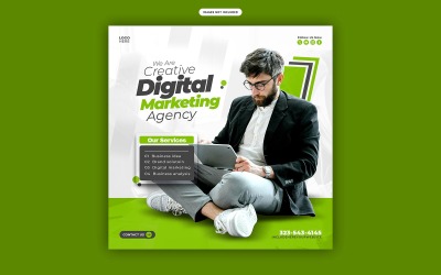Modèle de campagne marketing pour les réseaux sociaux