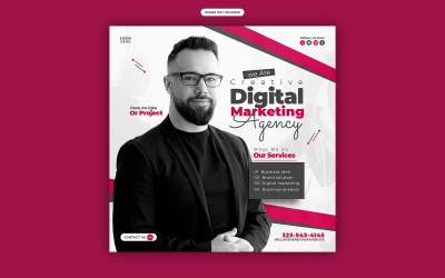 Online Growth Social Media Template