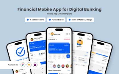 PayFlex – Elegant finansiell app för digital bankverksamhet