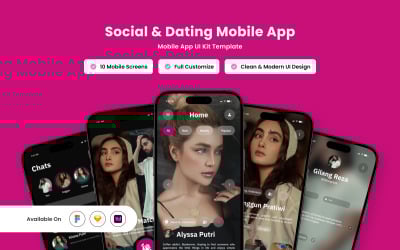SoulMatey - Nästa generations UI-kit för social dejtingapp