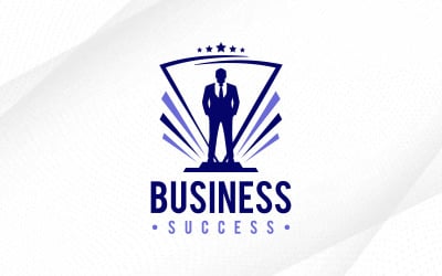 Success Businessman Logo Design Winner Award Logo