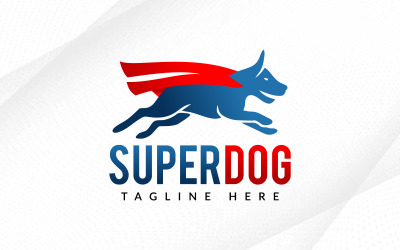 Super Hero Dog Logo Design