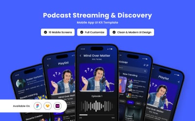 Yapper – Snyggt och intuitivt UI-kit för podcastappar