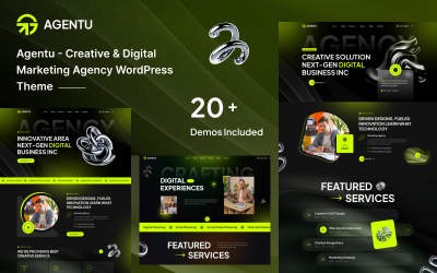 Agentu — Tema de WordPress para agencias digitales creativas y portafolios