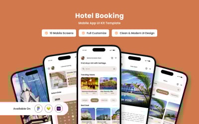 HeritageNest - Mall för mobilapp för hotellbokning