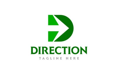 Letter D Direction Logo Design Digging Logo