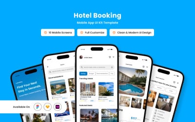 LumaStay - Mall för mobilapp för hotellbokning
