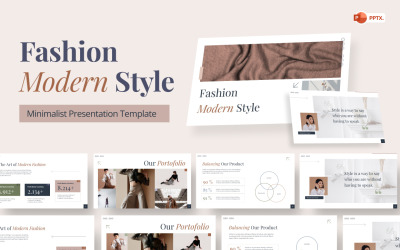 Modern Fashion Minimalist PowerPoint