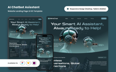 Orbichat - AI Chatbot Asisstant Landing Page