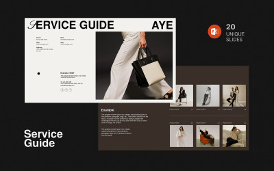 Service Guide Branding Presentation Template