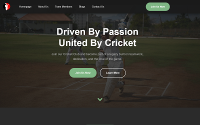 TishCricketHTML – HTML-Vorlage für Cricket