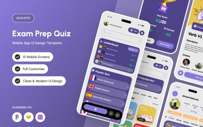 Gramix – Academische quiz- en studie-app UI-kit