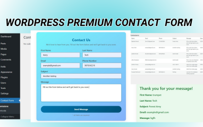 Kaddora Contact Form  – Simple &amp;amp; Secure WordPress Contact Form Plugin