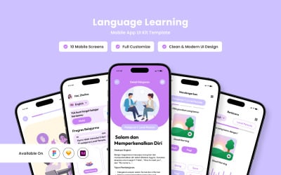 Linguago - Mall för mobilapp för språkinlärning