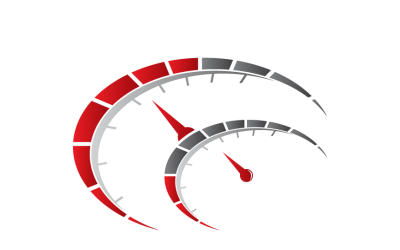Modern Speedometer Logo Template