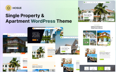 房屋 - 单体房产和公寓 WordPress 主题