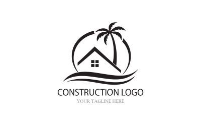 Beach House Logo Design for All Real Estate and Resort Companies