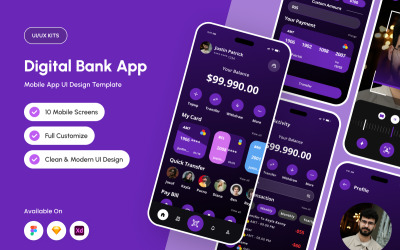 Danaku – Fintech Wallet UI Kit