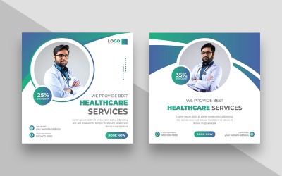 Medical and Healthcare social media post Ver-5