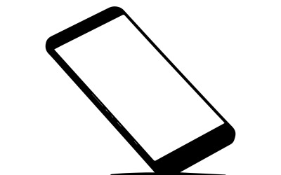 Moderne Smartphone-Mockup-Vektorillustration