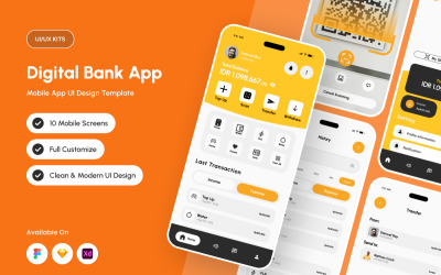 NexaPay – UI sada pro digitální peněženku