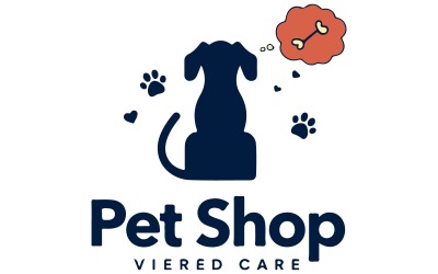 Pacchetto logo per toelettatura e spa per animali domestici