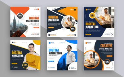 Příspěvek na Instagramu digitální marketingové agentury verze 4