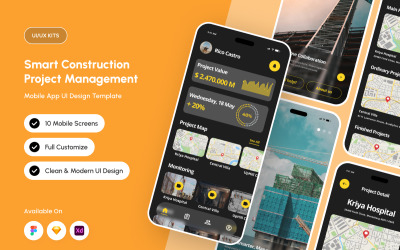 Brix – Slimme bouw-app UI-kit