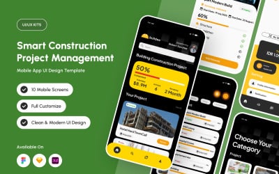 Buildee – Slimme bouw-app UI-kit