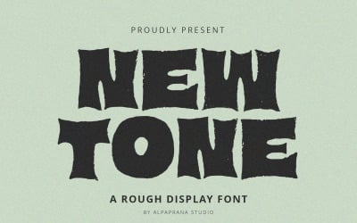 New Tone – Rough Display Schriftart