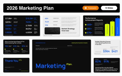 PowerPoint-sjabloon voor marketingdeck 2026