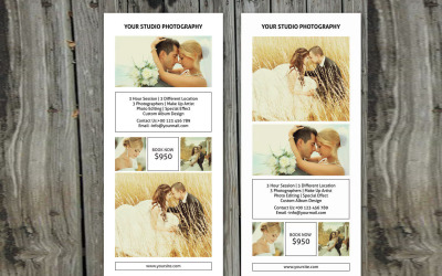 Wedding Photographer Rack Card