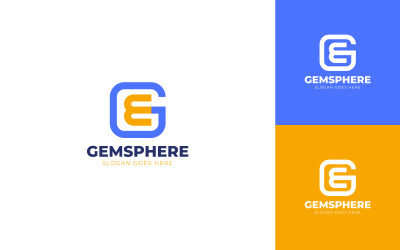 Gemshere - Letter GEM-logoontwerp
