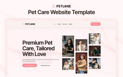 Petlone – Modelo Premium para Elementor de Cuidados com Animais de Estimação