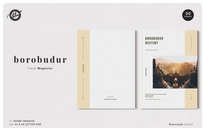 BOROBUDUR Travel Magazine Template